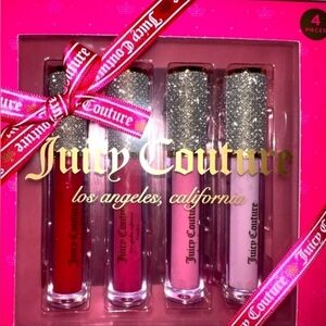 🔹️Juicy Couture 🔹️Lip Gloss Set - Red, Pink, Cream